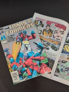 Transformers Comic Books set of 2 80s Marvel